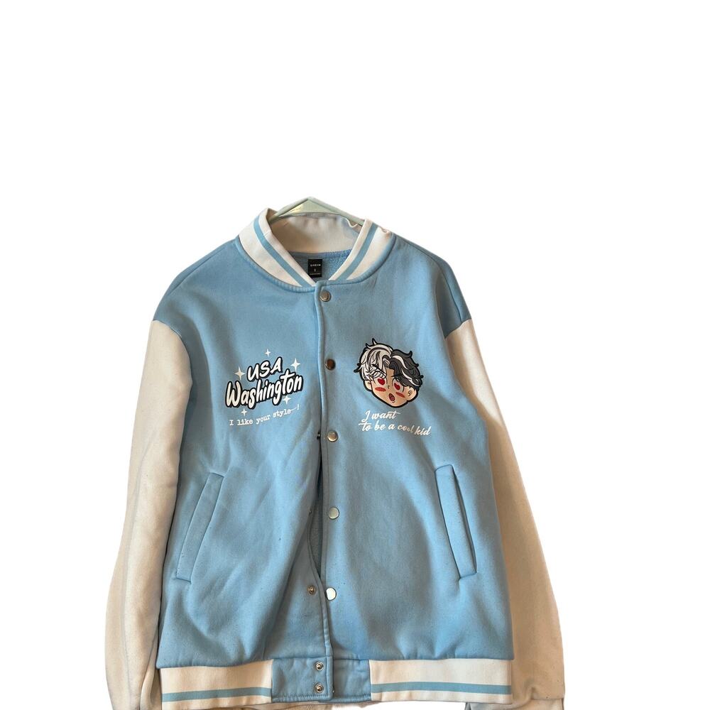 Shein I Want to be a Cook Kid Varsity Jacket Mens S